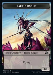 Faerie Rogue // Monk Double-sided Token [Double Masters 2022 Tokens] | Webway Games