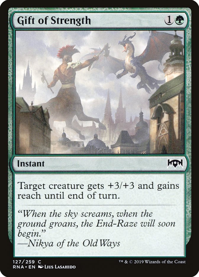 Gift of Strength [Ravnica Allegiance] | Webway Games