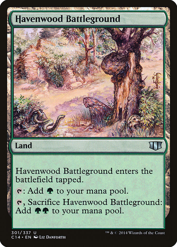 Havenwood Battleground [Commander 2014] | Webway Games