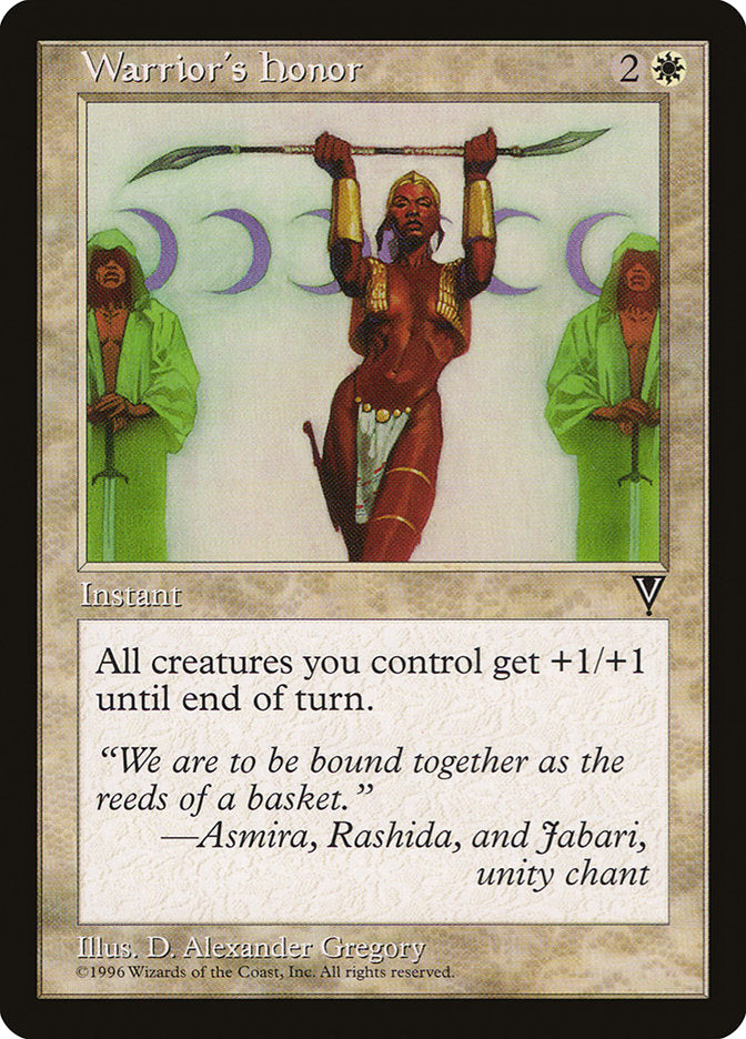 Warrior's Honor [Visions] | Webway Games