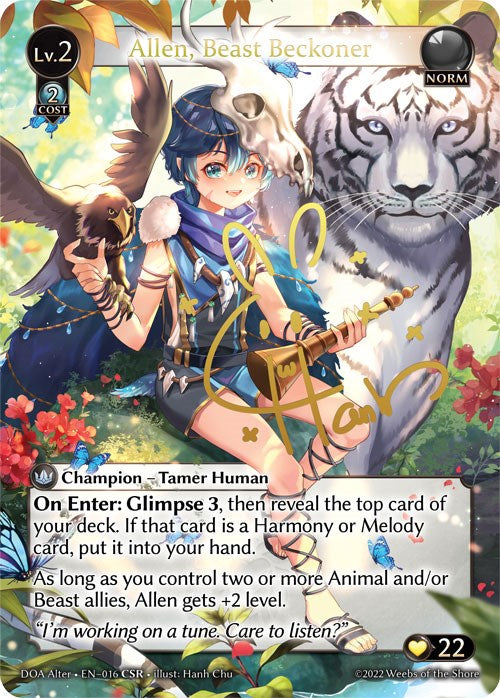 Allen, Beast Beckoner (CSR) (016) [Dawn of Ashes: Alter Edition] | Webway Games
