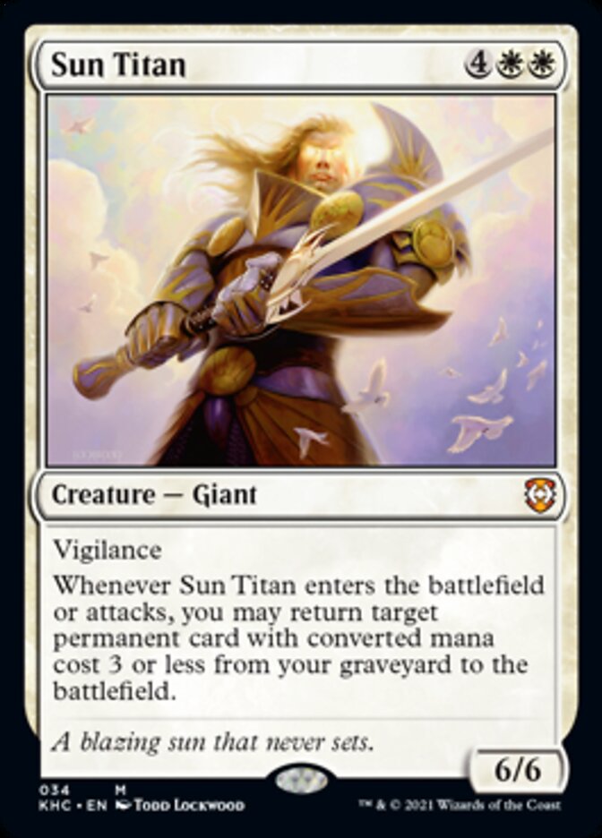 Sun Titan [Kaldheim Commander] | Webway Games