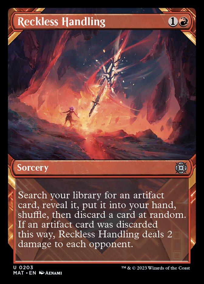 Reckless Handling (Showcase Halo Foil) [March of the Machine: The Aftermath] | Webway Games