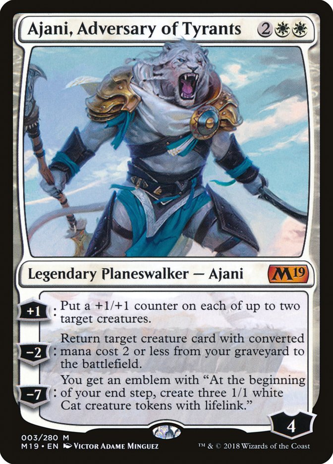 Ajani, Adversary of Tyrants [Core Set 2019] | Webway Games