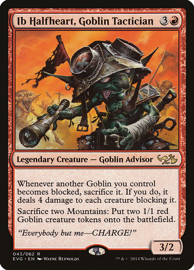 Ib Halfheart, Goblin Tactician (Elves vs. Goblins) [Duel Decks Anthology] | Webway Games