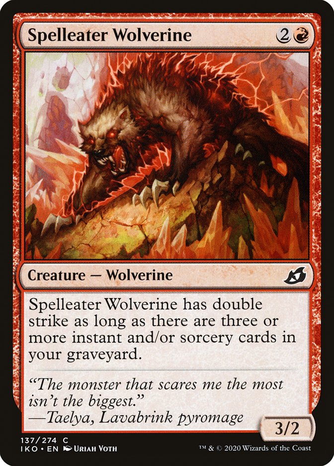 Spelleater Wolverine [Ikoria: Lair of Behemoths] | Webway Games