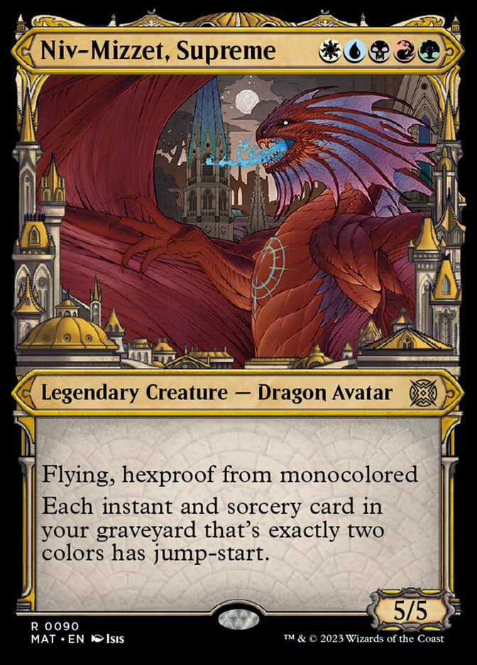 Niv-Mizzet, Supreme (Showcase) [March of the Machine: The Aftermath] | Webway Games