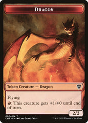 Dragon // Horror Token [Commander Legends Tokens] | Webway Games