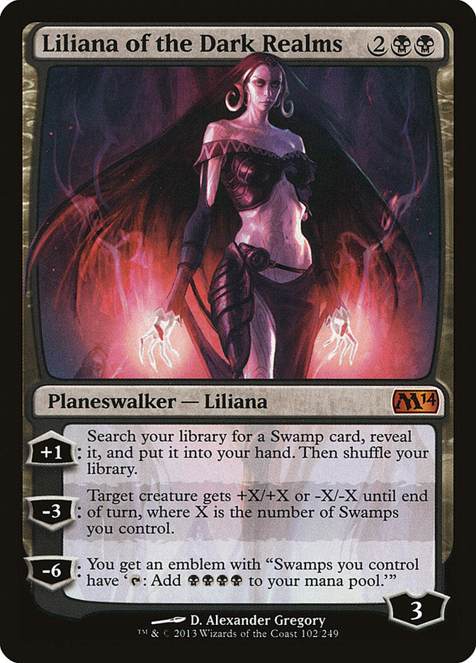 Liliana of the Dark Realms [Magic 2014] | Webway Games