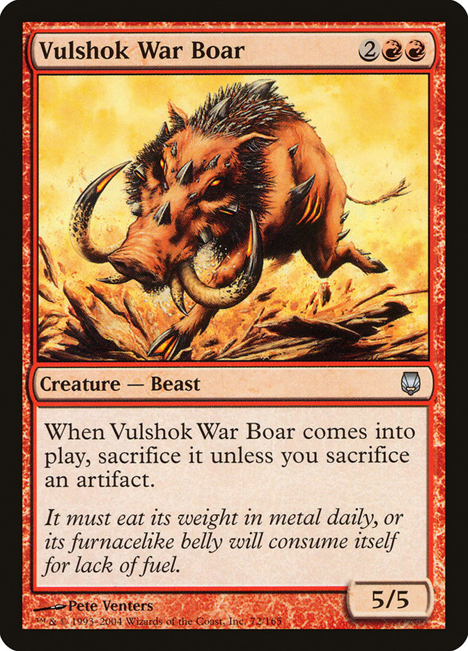 Vulshok War Boar [Darksteel] | Webway Games