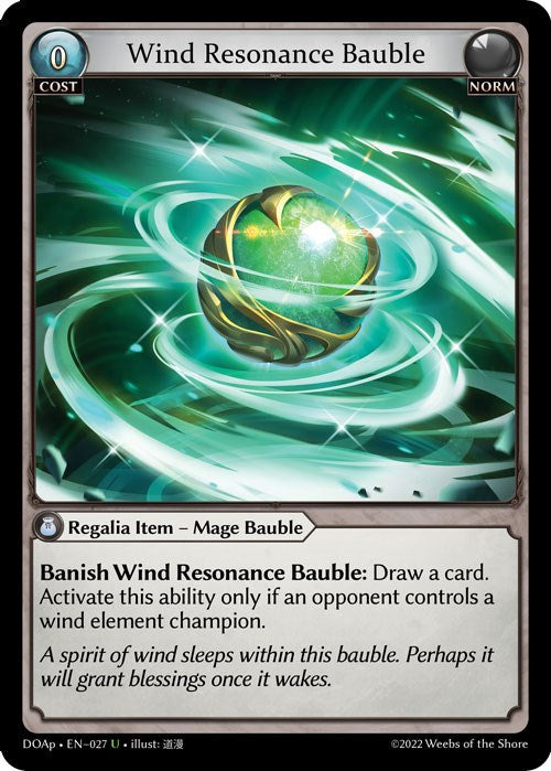 Wind Resonance Bauble (027) [Dawn of Ashes: Prelude] | Webway Games