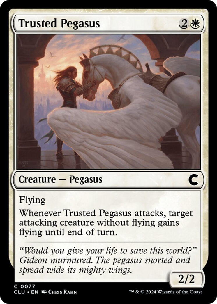 Trusted Pegasus [Ravnica: Clue Edition] | Webway Games