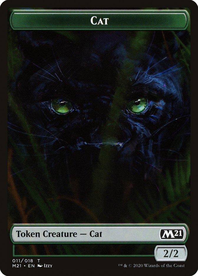 Bird // Cat (011) Double-sided Token [Core Set 2021 Tokens] | Webway Games