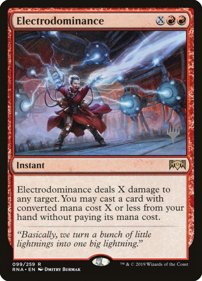 Electrodominance (Promo Pack) [Ravnica Allegiance Promos] | Webway Games