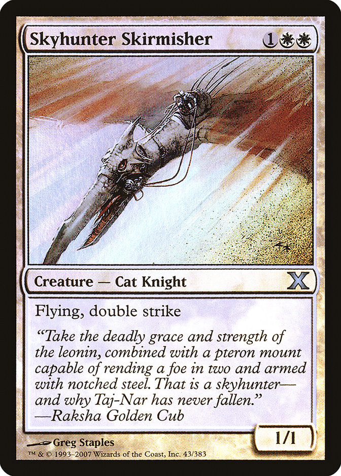 Skyhunter Skirmisher (Premium Foil) [Tenth Edition] | Webway Games