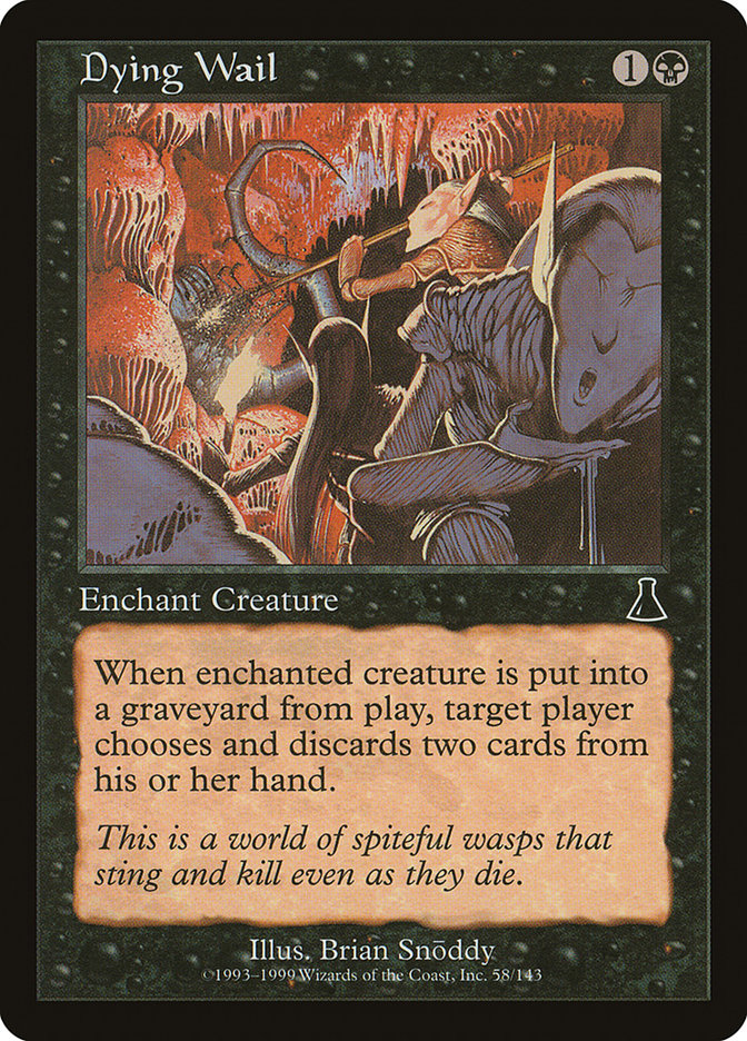 Dying Wail [Urza's Destiny] | Webway Games