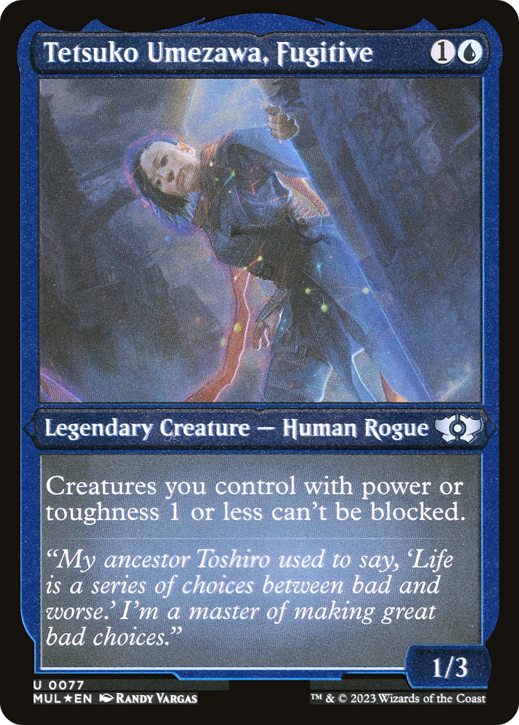 Tetsuko Umezawa, Fugitive (Foil Etched) [Multiverse Legends] | Webway Games