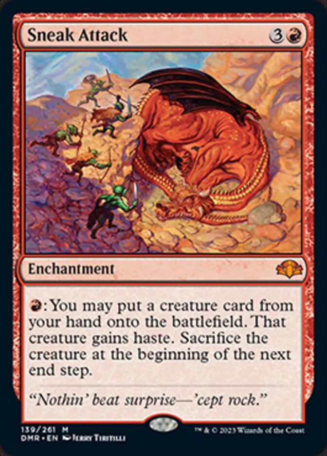 Sneak Attack [Dominaria Remastered] | Webway Games