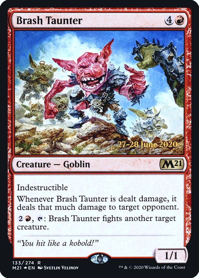 Brash Taunter  [Core Set 2021 Prerelease Promos] | Webway Games