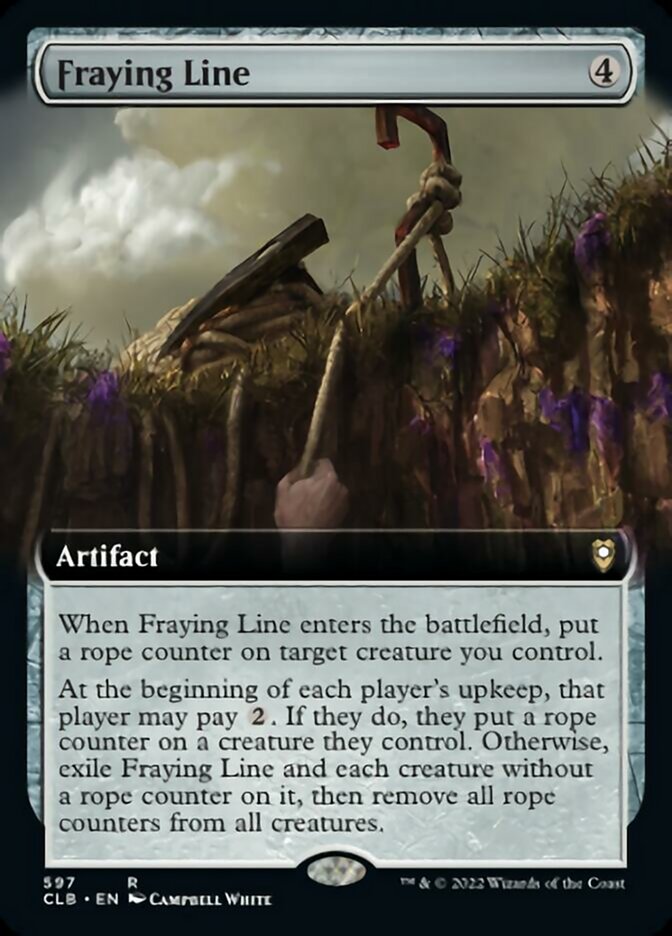 Fraying Line (Extended Art) [Commander Legends: Battle for Baldur's Gate] | Webway Games