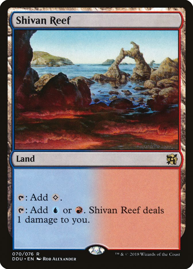 Shivan Reef [Duel Decks: Elves vs. Inventors] | Webway Games