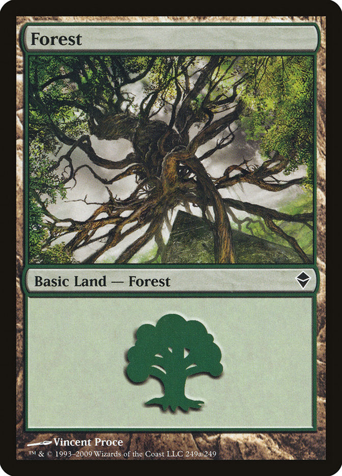Forest (#249a) [Zendikar] | Webway Games