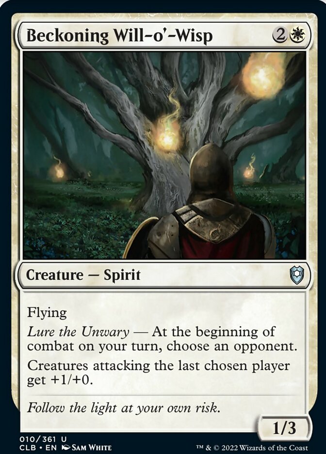 Beckoning Will-o'-Wisp [Commander Legends: Battle for Baldur's Gate] | Webway Games
