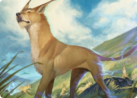 Blink Dog Art Card [Dungeons & Dragons: Adventures in the Forgotten Realms Art Series] | Webway Games