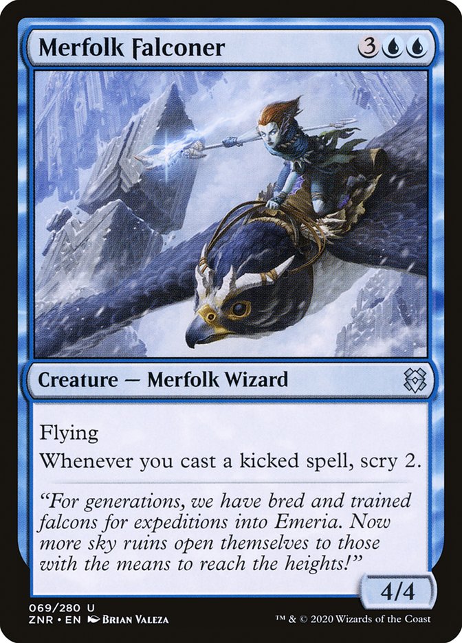 Merfolk Falconer [Zendikar Rising] | Webway Games