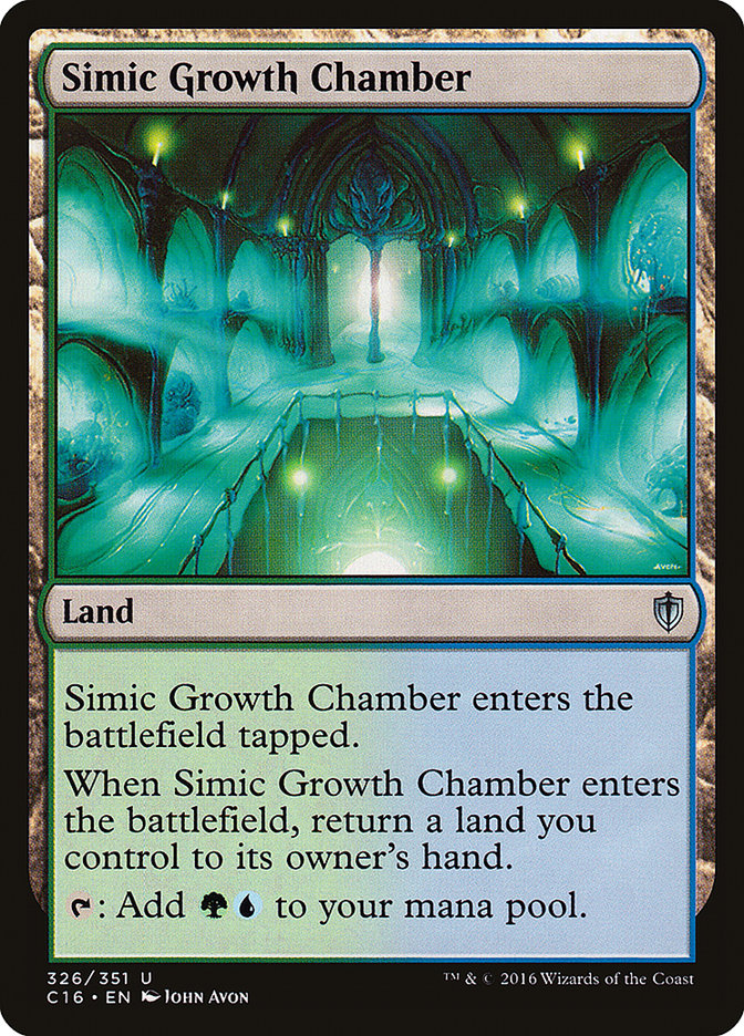 Simic Growth Chamber [Commander 2016] | Webway Games