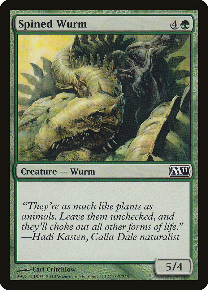 Spined Wurm [Magic 2011] | Webway Games