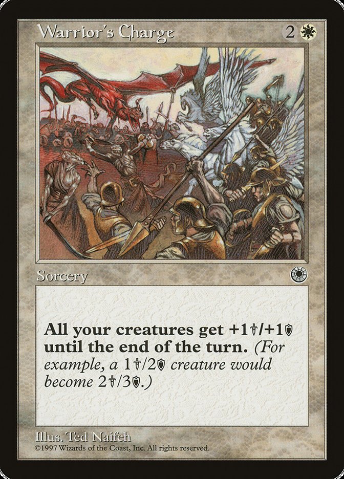 Warrior's Charge (No Flavor Text) [Portal] | Webway Games