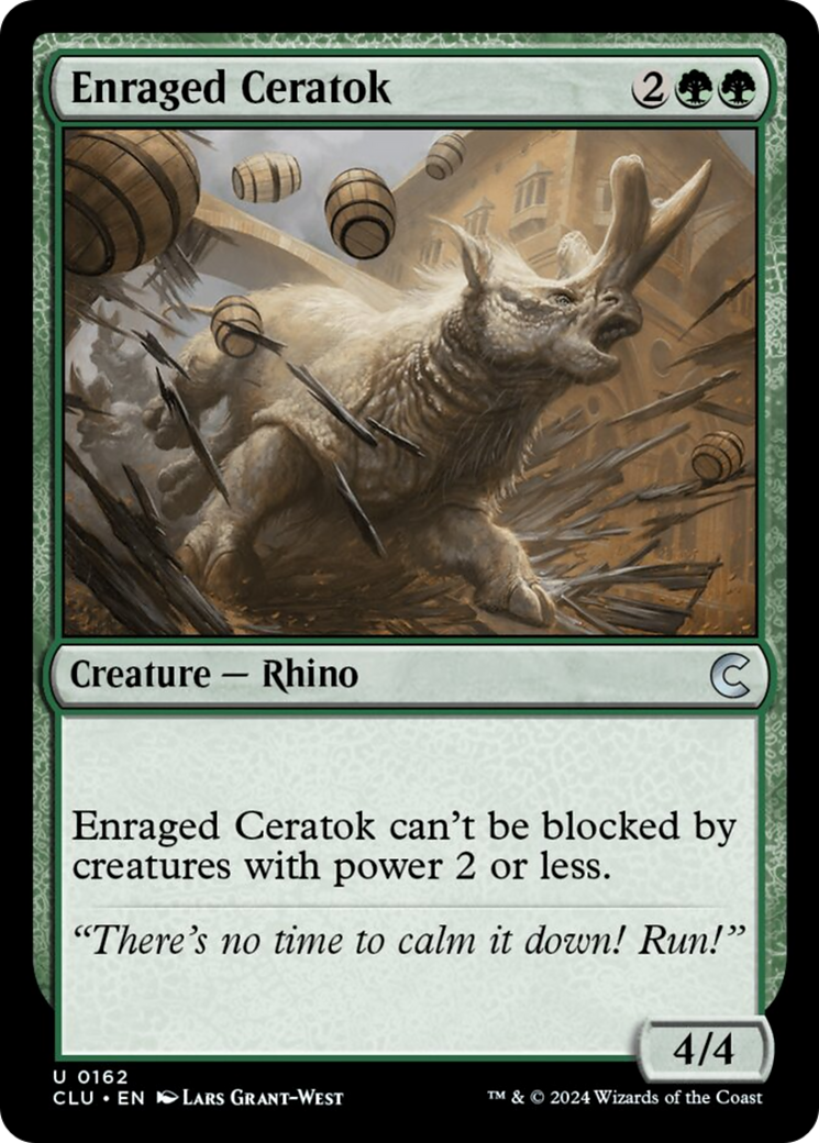 Enraged Ceratok [Ravnica: Clue Edition] | Webway Games