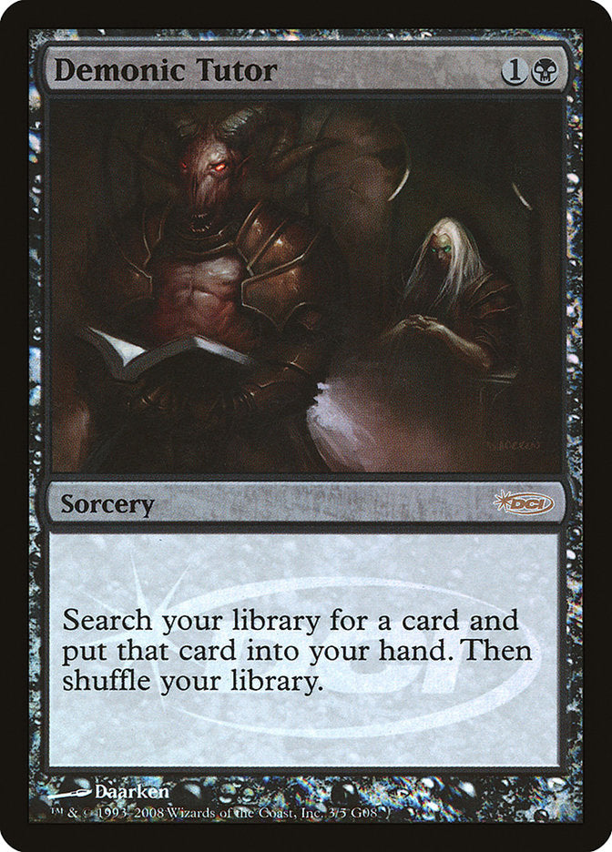 Demonic Tutor [Judge Gift Cards 2008] | Webway Games