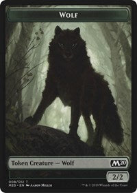 Zombie // Wolf Double-Sided Token [Game Night 2019 Tokens] | Webway Games