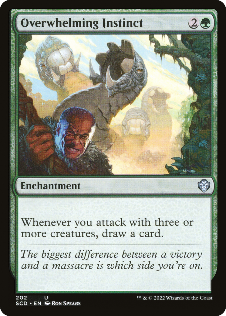 Overwhelming Instinct [Starter Commander Decks] | Webway Games