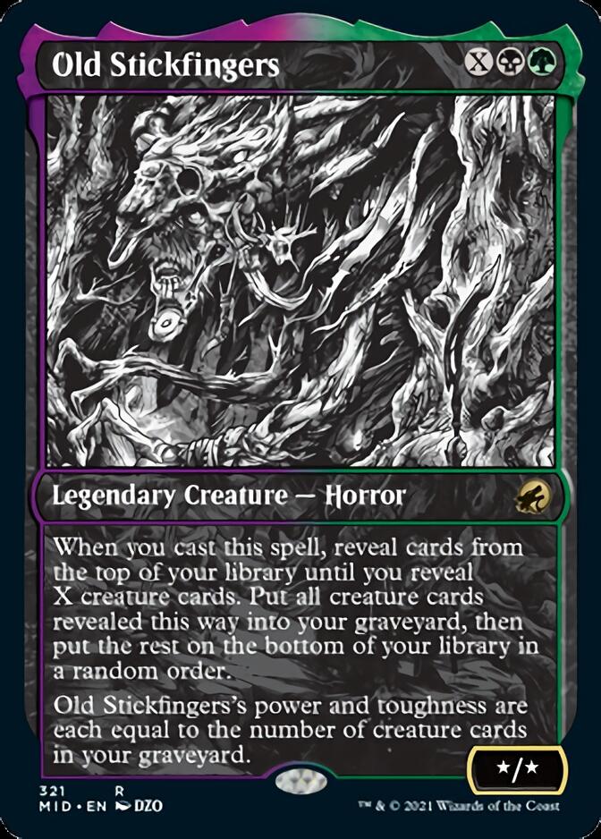 Old Stickfingers (Showcase Eternal Night) [Innistrad: Midnight Hunt] | Webway Games