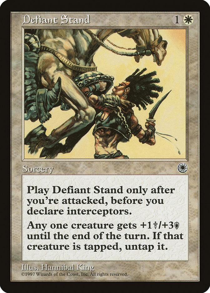 Defiant Stand [Portal] | Webway Games