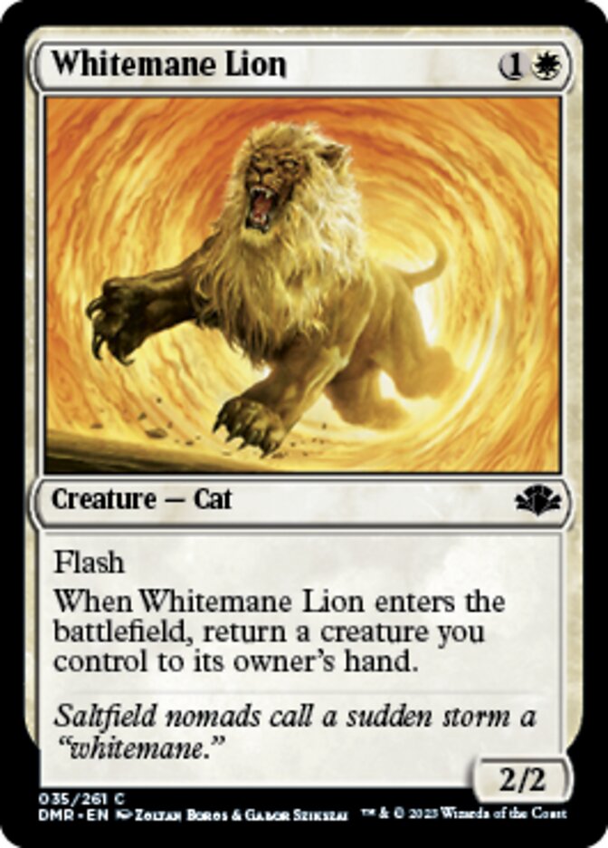 Whitemane Lion [Dominaria Remastered] | Webway Games