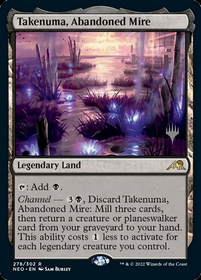 Takenuma, Abandoned Mire (Promo Pack) [Kamigawa: Neon Dynasty Promos] | Webway Games