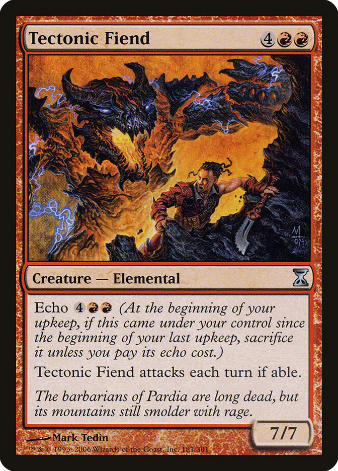 Tectonic Fiend [Time Spiral] | Webway Games