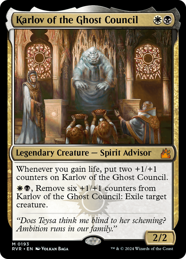 Karlov of the Ghost Council [Ravnica Remastered] | Webway Games