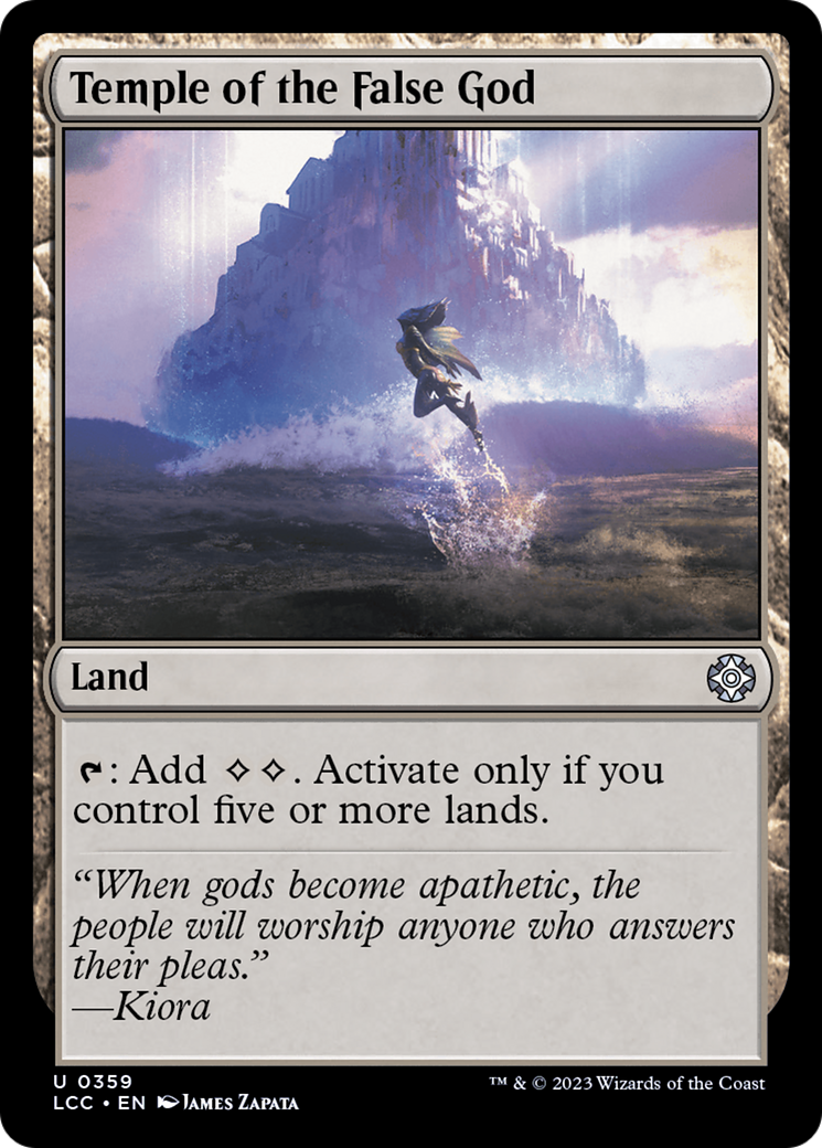Temple of the False God [The Lost Caverns of Ixalan Commander] | Webway Games