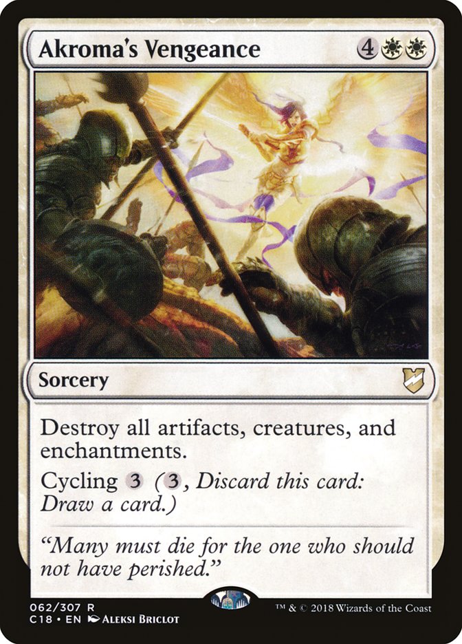 Akroma's Vengeance [Commander 2018] | Webway Games