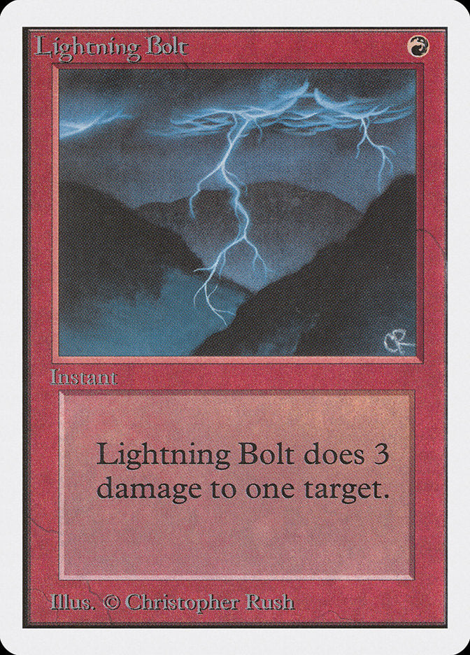 Lightning Bolt [Unlimited Edition] | Webway Games