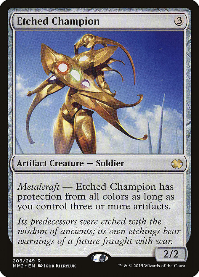 Etched Champion [Modern Masters 2015] | Webway Games