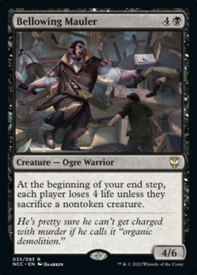 Bellowing Mauler [Streets of New Capenna Commander] | Webway Games
