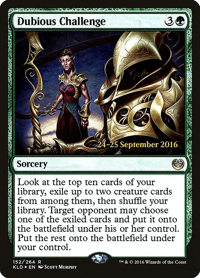Dubious Challenge  (Prerelease) [Kaladesh Prerelease Promos] | Webway Games
