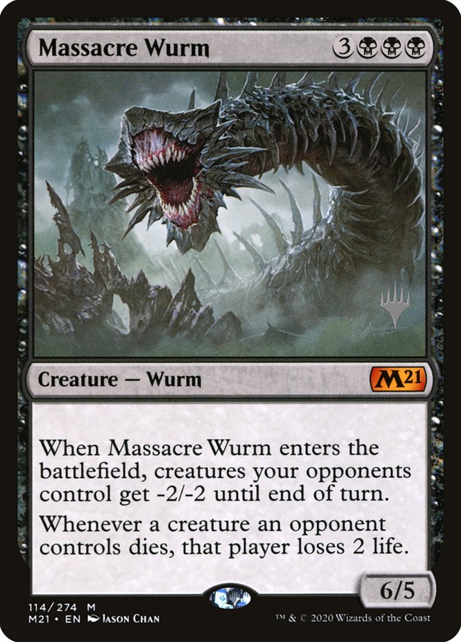 Massacre Wurm (Promo Pack) [Core Set 2021 Promos] | Webway Games