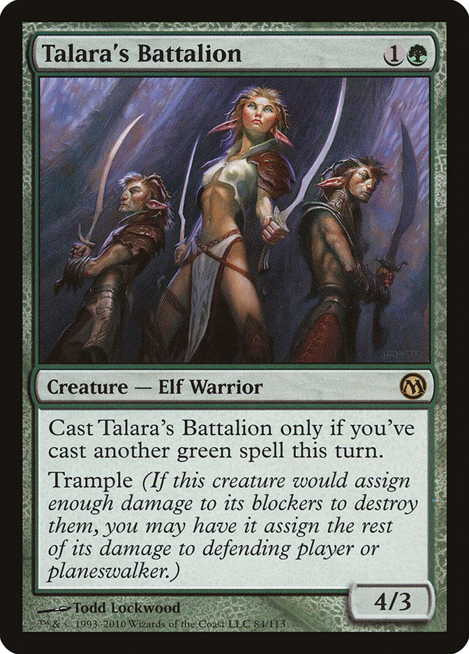 Talara's Battalion [Duels of the Planeswalkers] | Webway Games